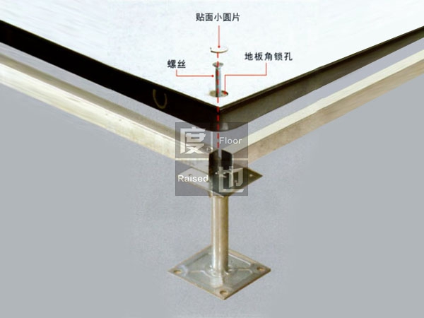 角鎖孔式全鋼防靜電活動地板